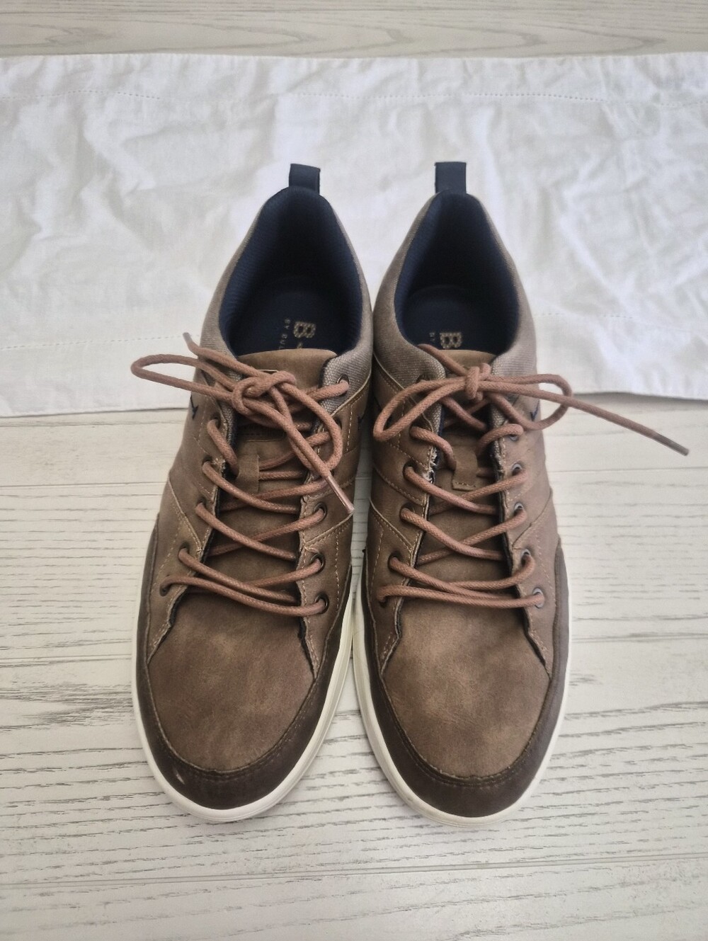 B-52 BY BULLBOXER MEN SHOES Color BROWN NAVY SIZE 10